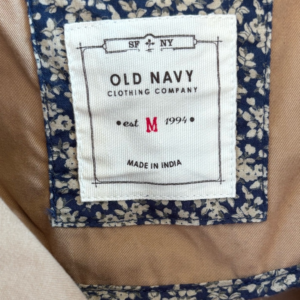 Old Navy Vintage Trench-Style Peacoat Jacket (2007) - Picture 5 of 7